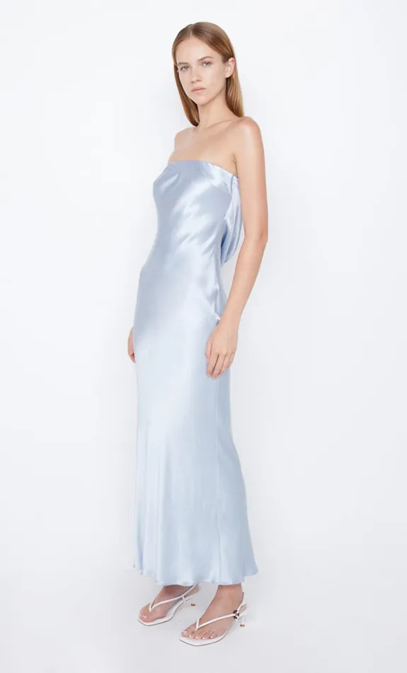 Women MOON DANCE STRAPLESS DRESS 8211 DUSTY BLUE Bec Bridge Maxi Dresses
