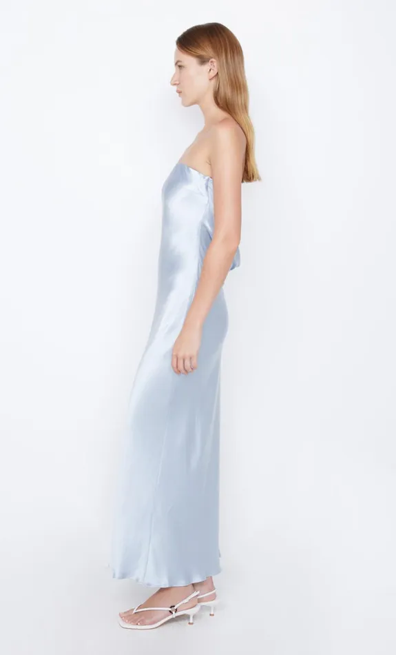Women MOON DANCE STRAPLESS DRESS 8211 DUSTY BLUE Bec Bridge Maxi Dresses