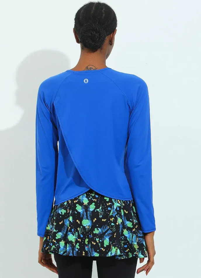 Women Move Shirt Oceano Dona Jo Long Sleeve Shirts