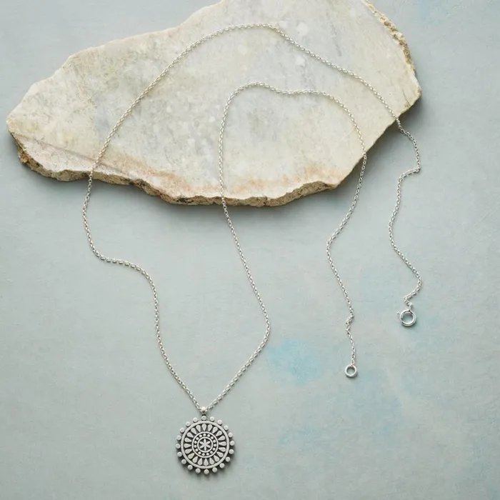 Women New Beginnings Mandala Necklace Sundance Catalog Necklaces