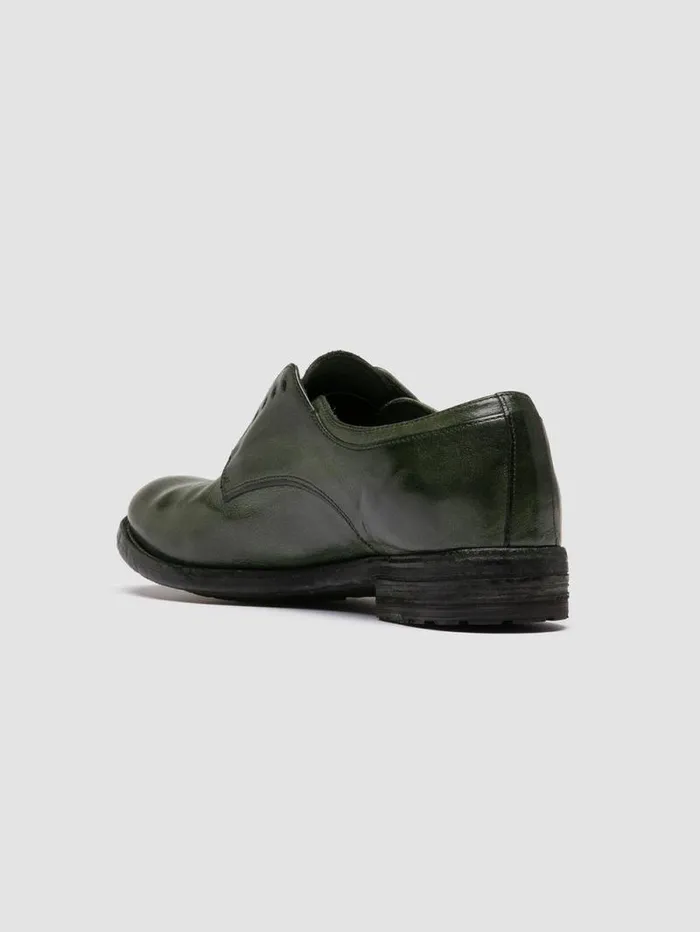 Women Officine Creative Footwear LEXIKON 012 Green Leather Derby Shoes Women Officine Creative Footwear LEXIKON 012 Green Leather Derby Shoes