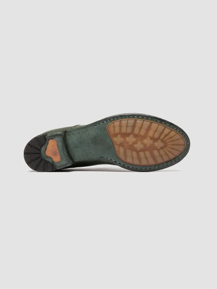 Women Officine Creative Footwear LEXIKON 012 Green Leather Derby Shoes Women Officine Creative Footwear LEXIKON 012 Green Leather Derby Shoes