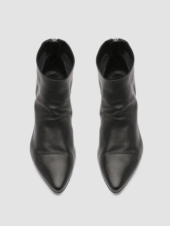 Women Officine Creative Footwear SALLY 001 Black Leather Booties