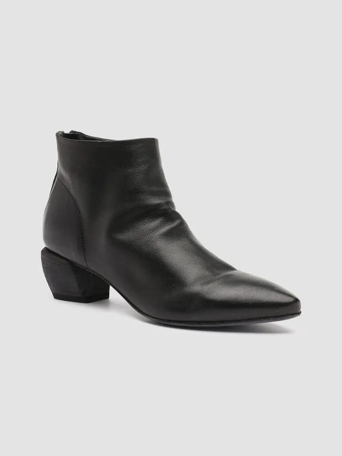 Women Officine Creative Footwear SALLY 001 Black Leather Booties