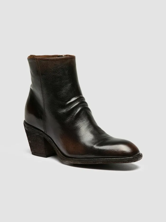 Women Officine Creative Footwear SYDNE 008 Brown Leather Boots Women Officine Creative Footwear SYDNE 008 Brown Leather Boots