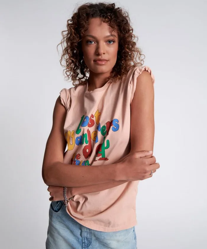 Women ORGANIC LOST WANDERERS UNISEX TEE One Teaspoon Basic Tees