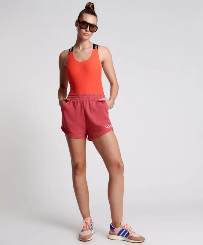 Women OTS PINK HIGH WAIST HUSTLE SHORTS One Teaspoon Bottoms