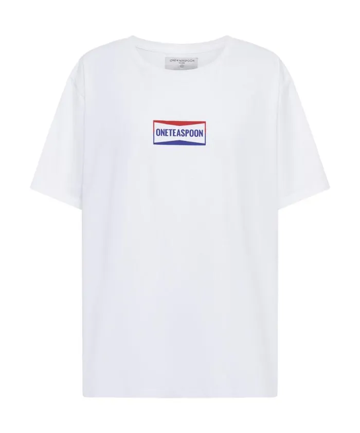 Women OVERSIZED RETRO LOGO CREW TEE One Teaspoon Tees and Tanks Women OVERSIZED RETRO LOGO CREW TEE One Teaspoon Tees and Tanks