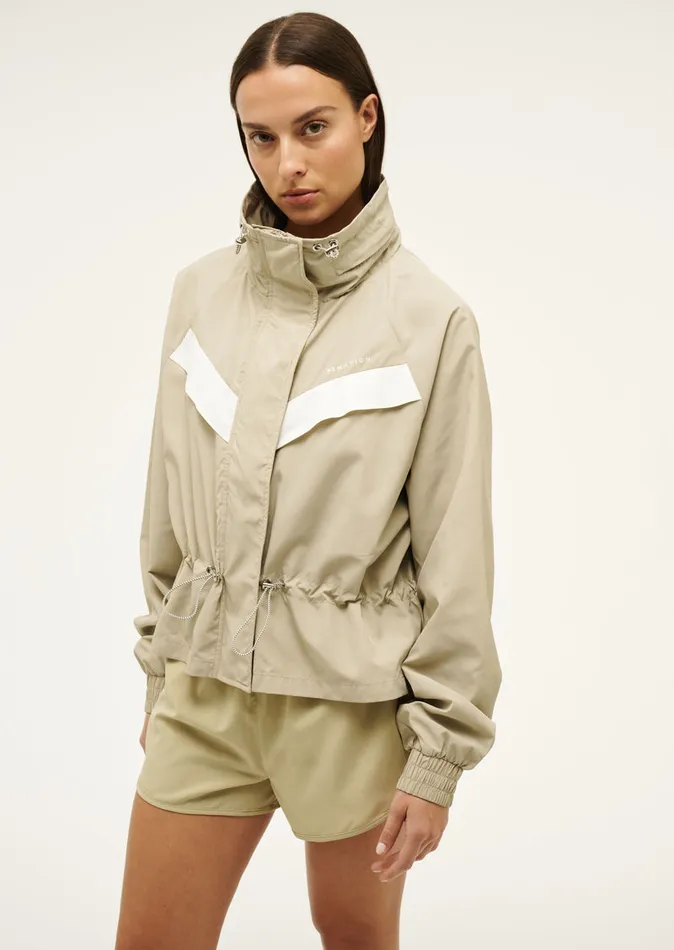 Women PE Nation SHELTER JACKET IN OVERCAST Jackets