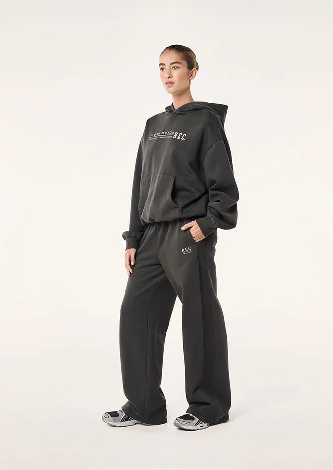 Women PE Nation WORLDWIDE TRACKPANT IN WASHED BLACK Pants