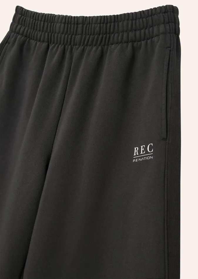 Women PE Nation WORLDWIDE TRACKPANT IN WASHED BLACK Pants