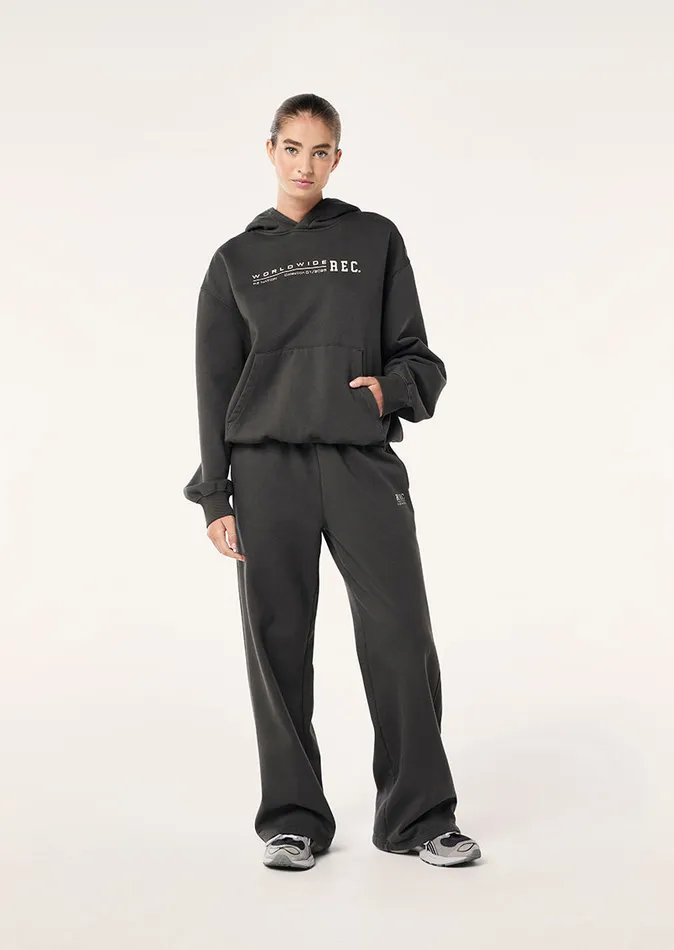 Women PE Nation WORLDWIDE TRACKPANT IN WASHED BLACK Pants