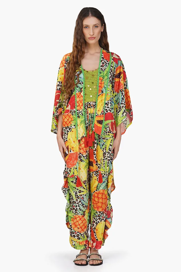 Women Pants America and Beyond Fruit Punch Printed Pant