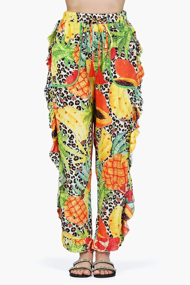 Women Pants America and Beyond Fruit Punch Printed Pant