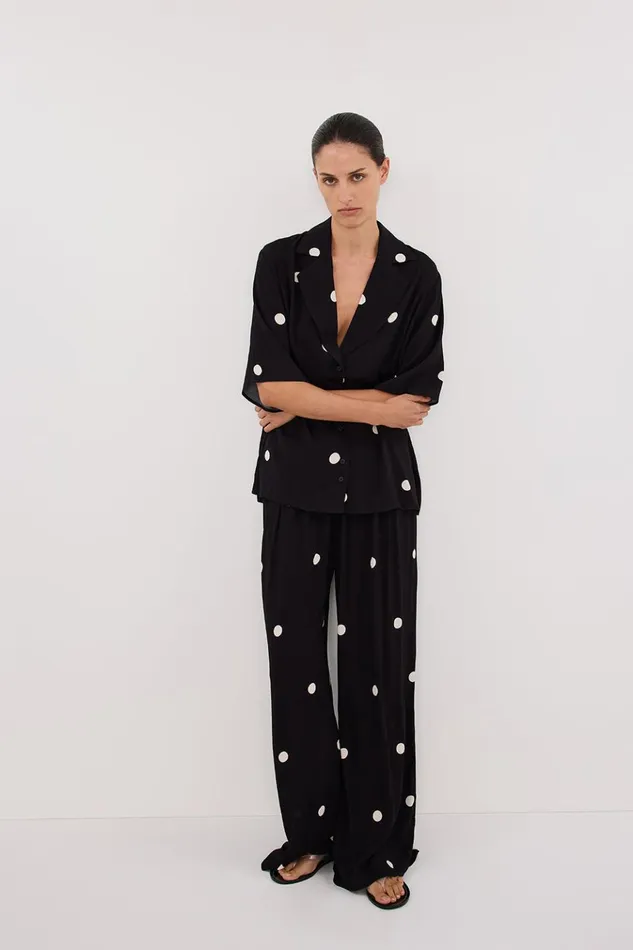 Women Pants DISSH LAURA SPOT DRAWSTRING PANT
