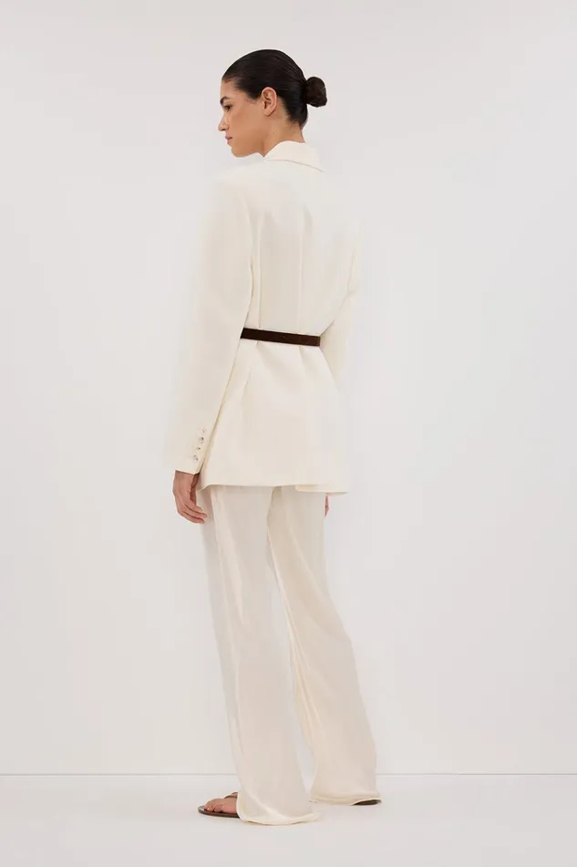 Women Pants DISSH MYKA CREAM SATIN PANT