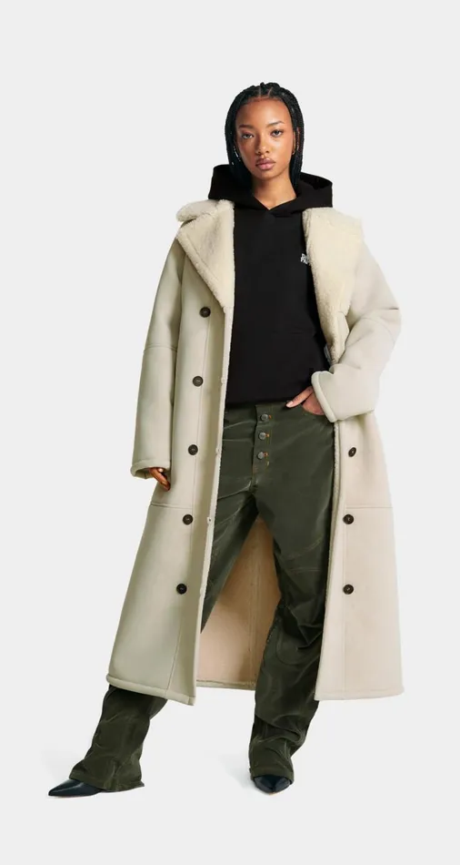 Women Pelican Beige Chiara Coat Daily Paper Jackets Women Pelican Beige Chiara Coat Daily Paper Jackets