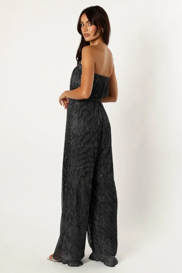 Women Petal and Pup Callie Jumpsuit Black Jumpsuits and Rompers