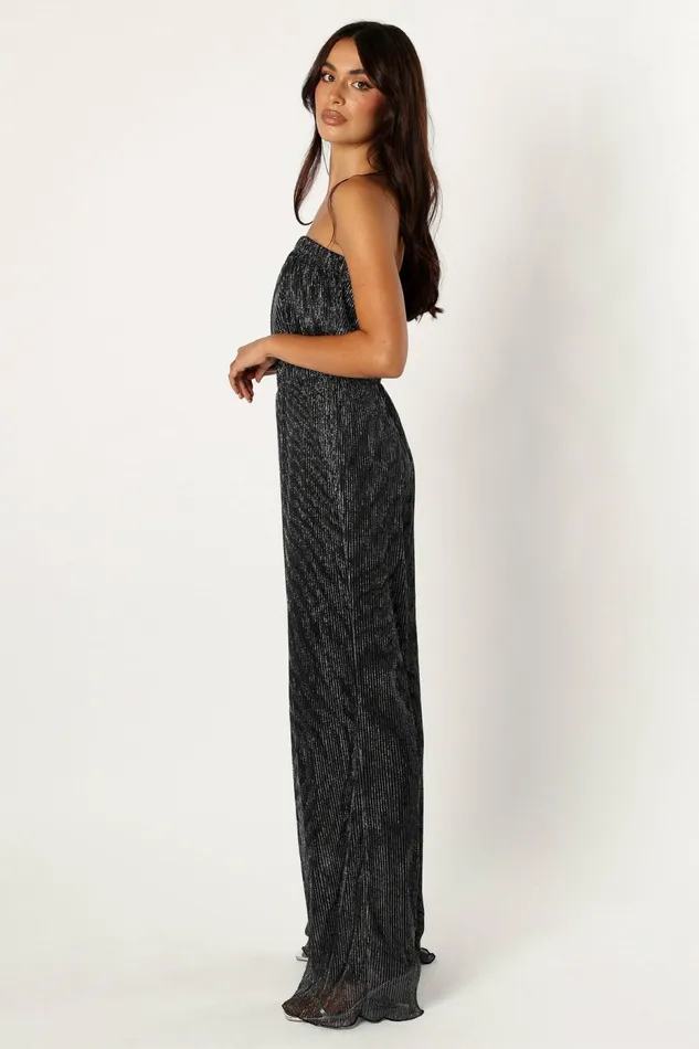 Women Petal and Pup Callie Jumpsuit Black Jumpsuits and Rompers