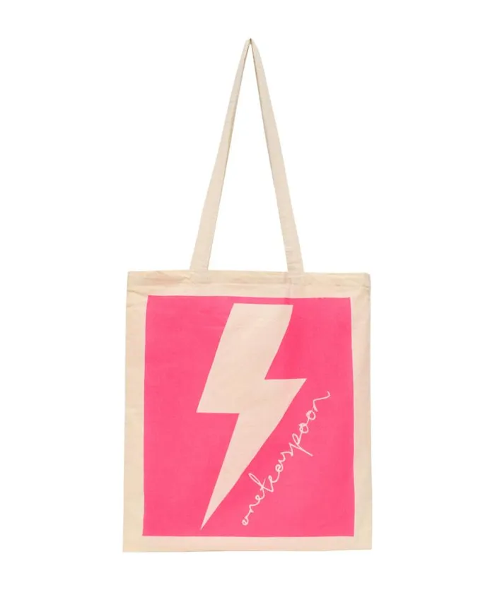 Women PINK LIGHTNING BOLT TOTE BAG One Teaspoon Bags Women PINK LIGHTNING BOLT TOTE BAG One Teaspoon Bags