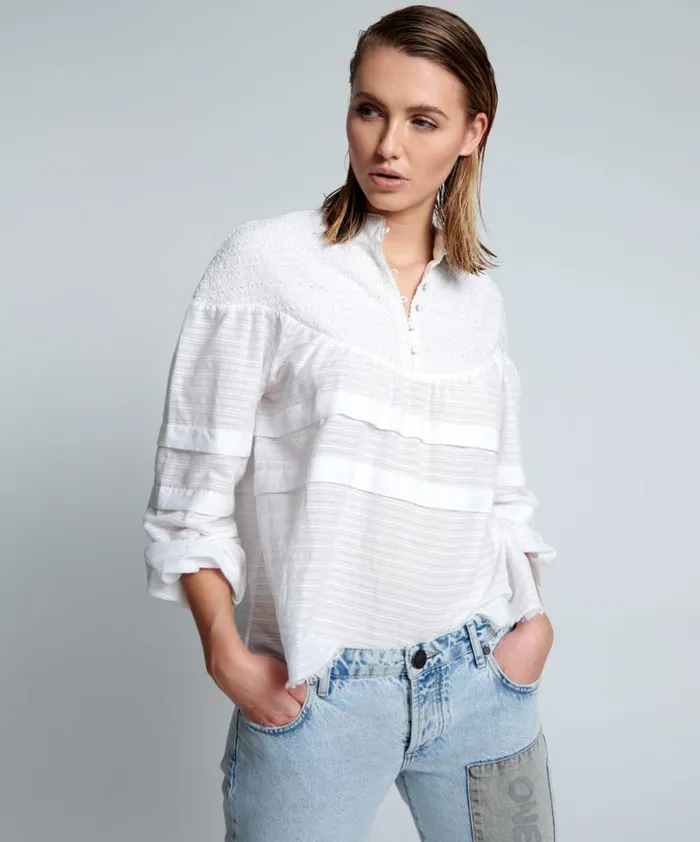 Women PURE DESERT ANGEL LONGSLEEVE TOP One Teaspoon Tops Women PURE DESERT ANGEL LONGSLEEVE TOP One Teaspoon Tops