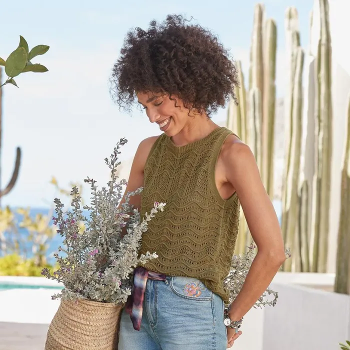 Women Ravina Sweater Shell Olive Sundance Catalog Sweaters