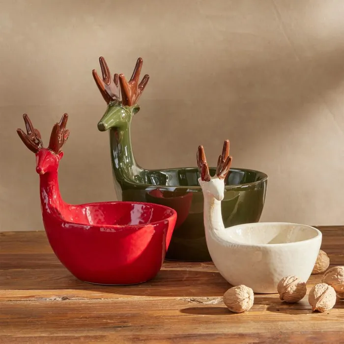 Women Reindeer Games Bowl Set Sundance Catalog Tabletop