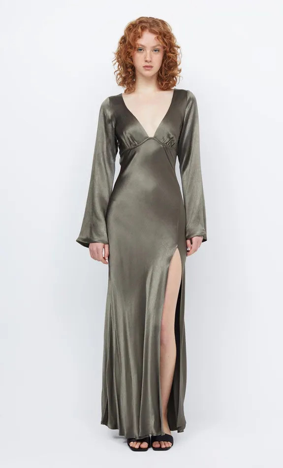 Women REN LONG SLEEVE MAXI DRESS 8211 DARK WILLOW Bec Bridge Maxi Dresses