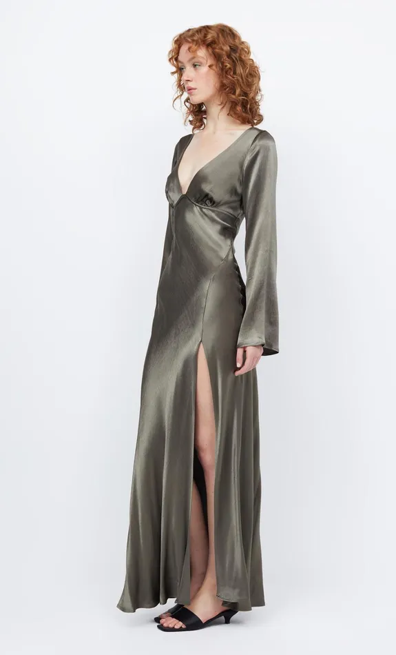 Women REN LONG SLEEVE MAXI DRESS 8211 DARK WILLOW Bec Bridge Maxi Dresses