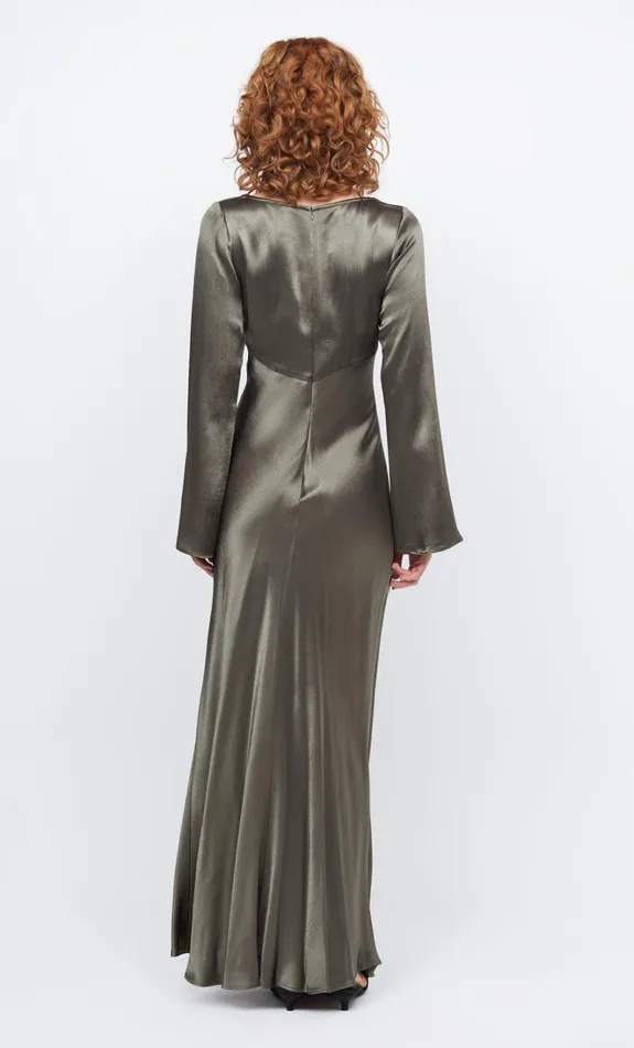 Women REN LONG SLEEVE MAXI DRESS 8211 DARK WILLOW Bec Bridge Wedding Guest