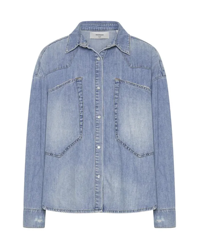 Women REVOLVER OVERSIZED DENIM SHIRT One Teaspoon Denim Tops Women REVOLVER OVERSIZED DENIM SHIRT One Teaspoon Denim Tops