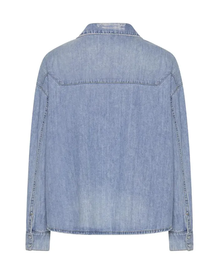 Women REVOLVER OVERSIZED DENIM SHIRT One Teaspoon Denim Tops Women REVOLVER OVERSIZED DENIM SHIRT One Teaspoon Denim Tops