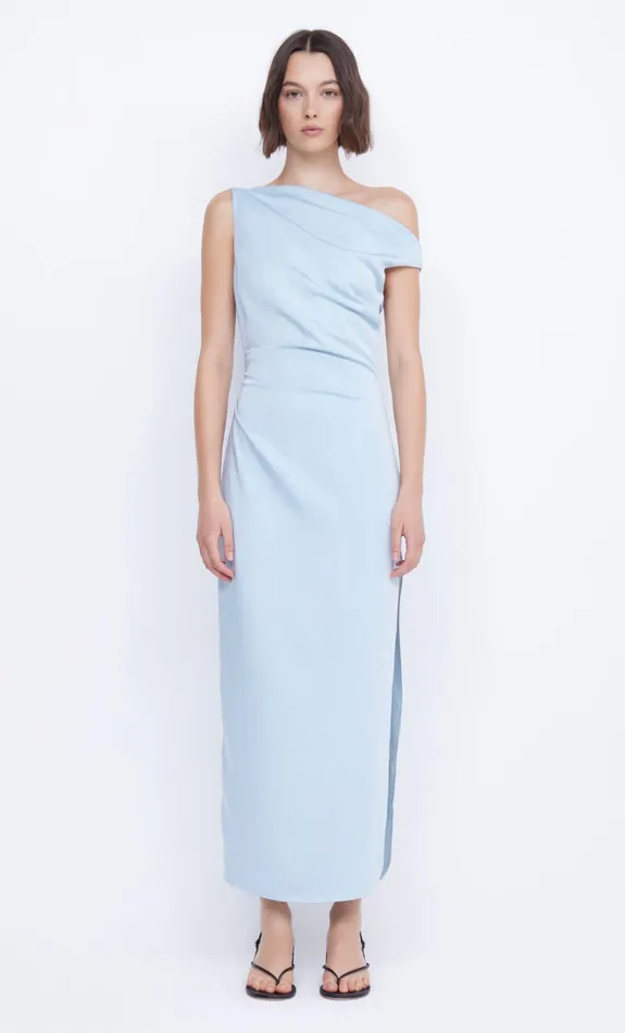 Women ROCHELLE ASYM MIDI DRESS 8211 DOLPHIN BLUE Bec Bridge Maxi Dresses