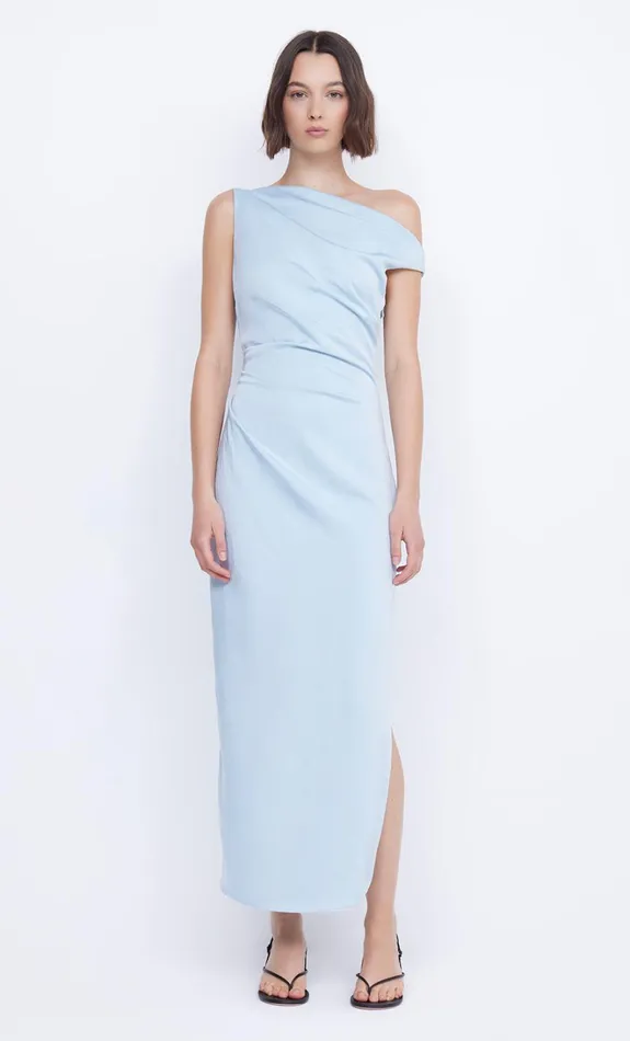 Women ROCHELLE ASYM MIDI DRESS 8211 DOLPHIN BLUE Bec Bridge Maxi Dresses