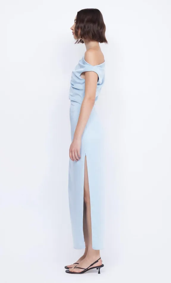 Women ROCHELLE ASYM MIDI DRESS 8211 DOLPHIN BLUE Bec Bridge Maxi Dresses