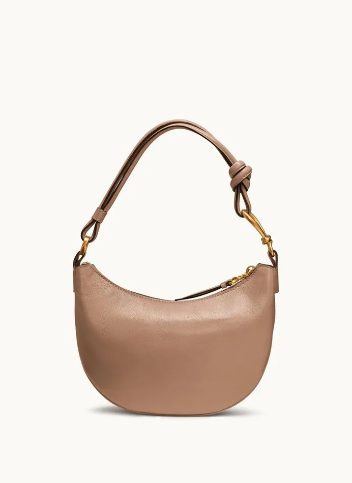 Women ROSLYN SMALL HOBO Fawn Donna Karan New York Shoulder And Hobo Bags Women ROSLYN SMALL HOBO Fawn Donna Karan New York Shoulder And Hobo Bags