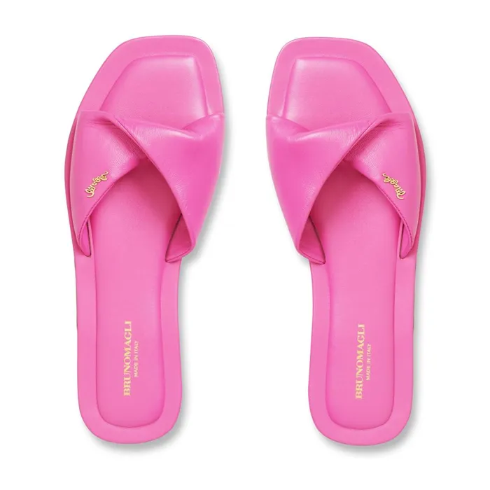 Women Sandals and Slides Bruno Magli FRANCIS 8211 MAGENTA