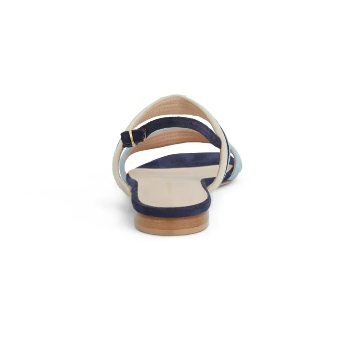 Women Sandals and Slides Bruno Magli PORTIA Sandal NAVYBLUESAND SUEDE