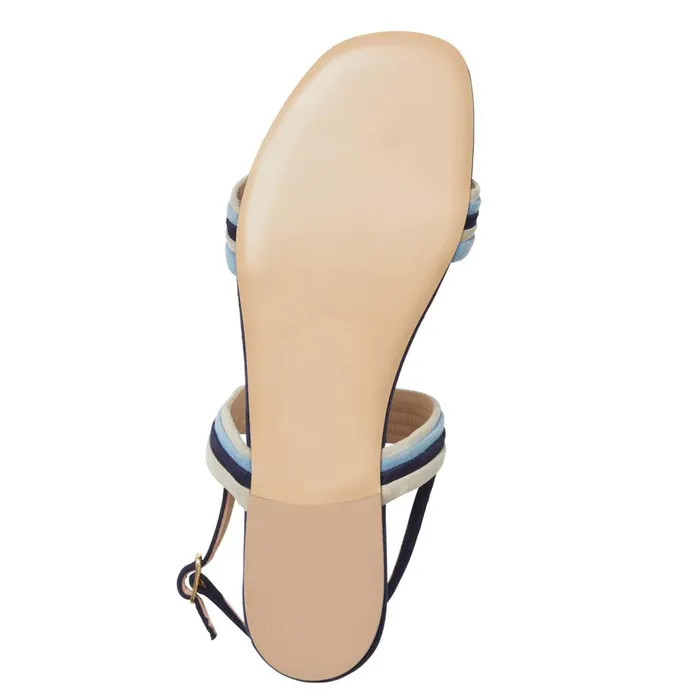 Women Sandals and Slides Bruno Magli PORTIA Sandal NAVYBLUESAND SUEDE