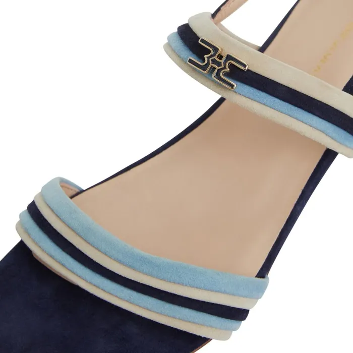 Women Sandals and Slides Bruno Magli PORTIA Sandal NAVYBLUESAND SUEDE