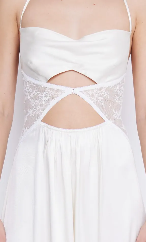 Women SANTAL HALTER MAXI DRESS 8211 IVORY Bec Bridge Maxi Dresses