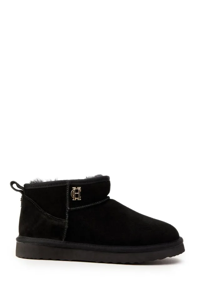 Women Shearling Holland Cooper Ultra Mini Shearling Boot Black