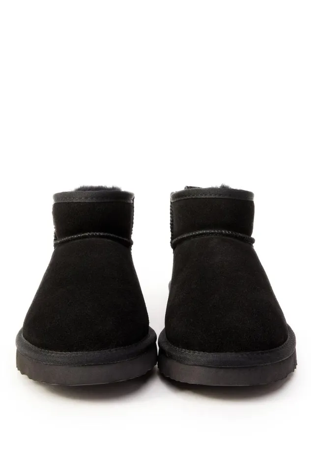 Women Shearling Holland Cooper Ultra Mini Shearling Boot Black Women Shearling Holland Cooper Ultra Mini Shearling Boot Black