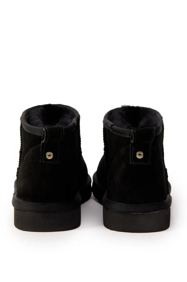 Women Shearling Holland Cooper Ultra Mini Shearling Boot Black Women Shearling Holland Cooper Ultra Mini Shearling Boot Black