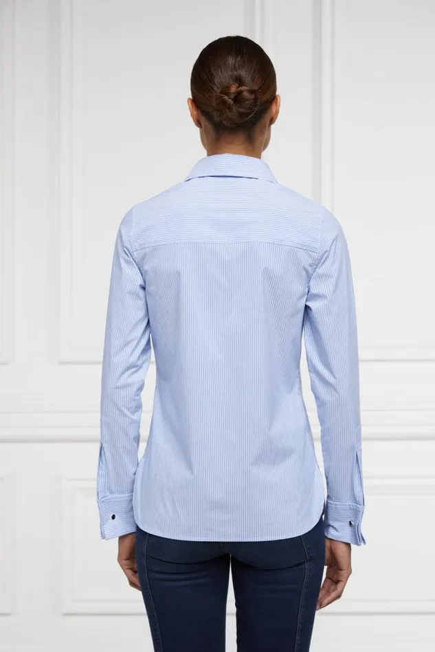 Women Shirts and Blouses Holland Cooper Melina Shirt Blue Sky Women Shirts and Blouses Holland Cooper Melina Shirt Blue Sky