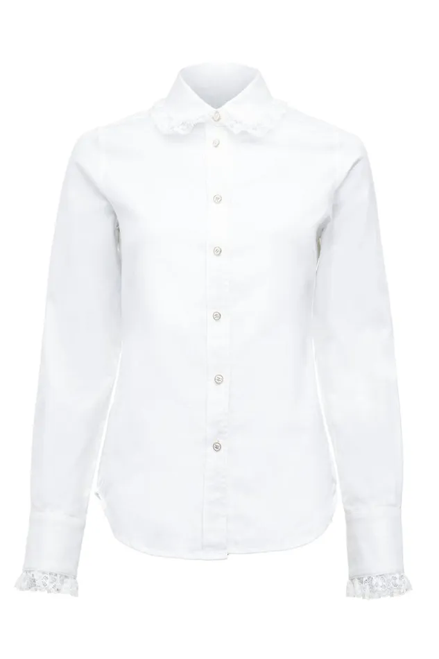 Women Shirts and Blouses Holland Cooper Rose Shirt White Women Shirts and Blouses Holland Cooper Rose Shirt White