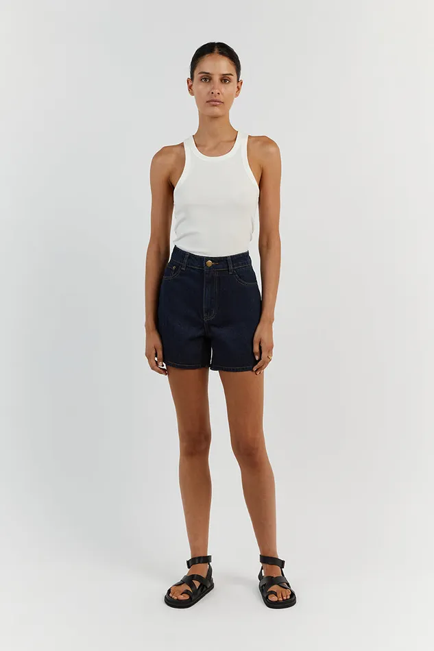 Women Shorts DISSH PIPER INDIGO DENIM SHORT