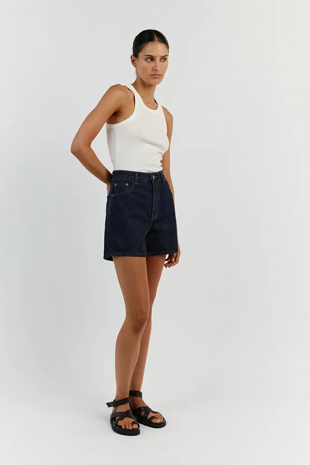 Women Shorts DISSH PIPER INDIGO DENIM SHORT
