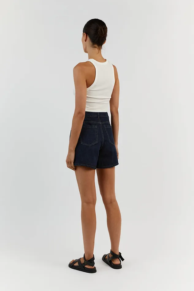 Women Shorts DISSH PIPER INDIGO DENIM SHORT