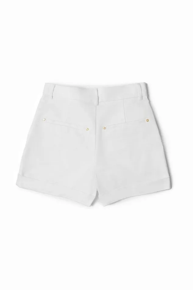 Women Shorts Holland Cooper Amoria Tailored Short White Women Shorts Holland Cooper Amoria Tailored Short White